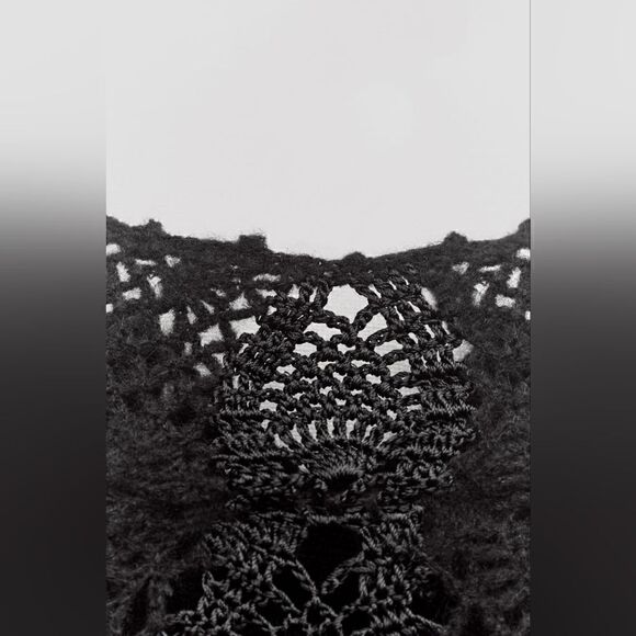 ZARA LIMITED EDITION LONG MAXI CROCHET DRESS - Picture 9 of 16